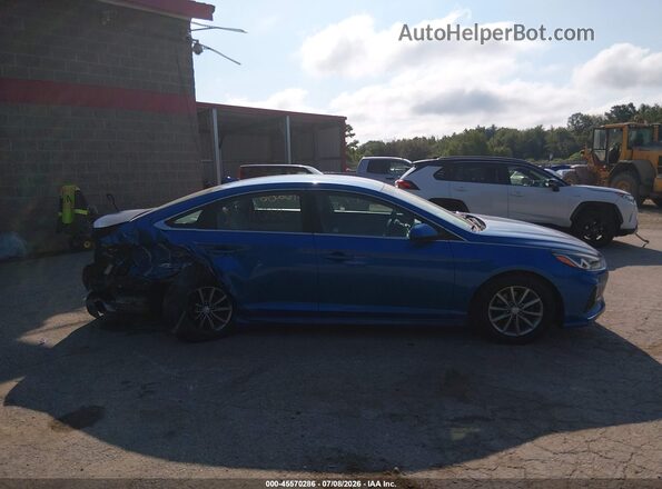 5NPE24AF5KH774342 2019 HYUNDAI SONATA Синий Панорамный вид салона 360°