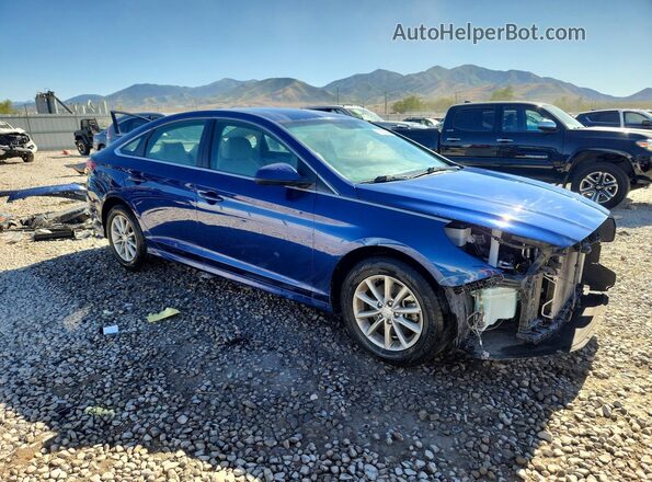 5NPE24AF5KH776026 2019 HYUNDAI SONATA Blue წინა მარჯვენა