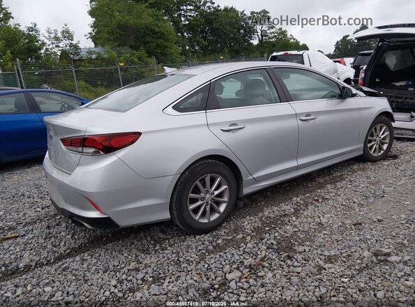 5NPE24AF5KH776561 2019 HYUNDAI SONATA Silver Задня права чверть