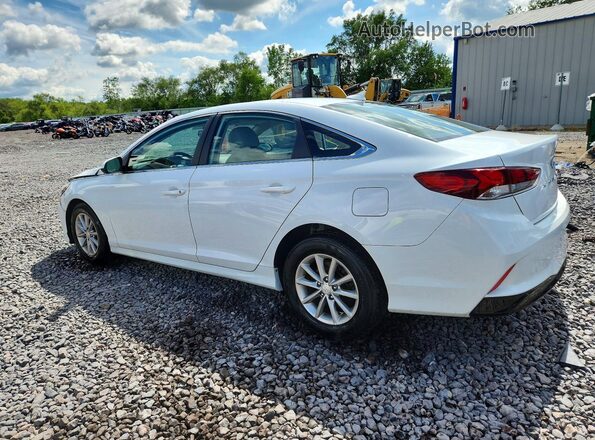 5NPE24AF5KH817335 2019 HYUNDAI SONATA Белый Задняя левая четверть