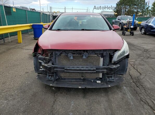5NPE24AF6GH269711 2016 HYUNDAI SONATA Red Front view