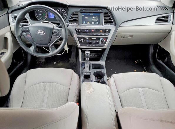 5NPE24AF6GH269711 2016 HYUNDAI SONATA Red Dashboard view