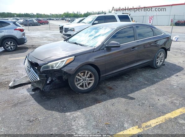 5NPE24AF6GH281924 2016 HYUNDAI SONATA Gray Przód lewy
