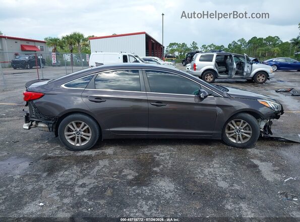 5NPE24AF6GH281924 2016 HYUNDAI SONATA Gray Widok wnętrza z tyłu