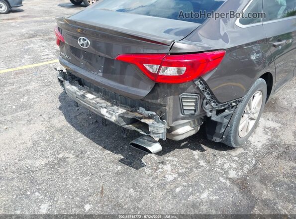 5NPE24AF6GH281924 2016 HYUNDAI SONATA Gray Widok z przodu