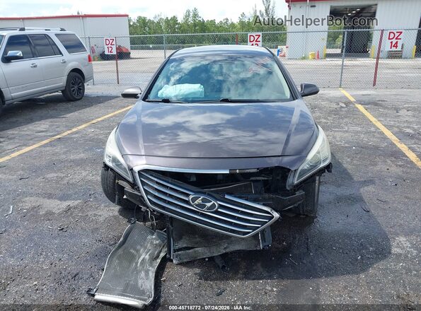 5NPE24AF6GH281924 2016 HYUNDAI SONATA Gray Widok zestawu wskaźników