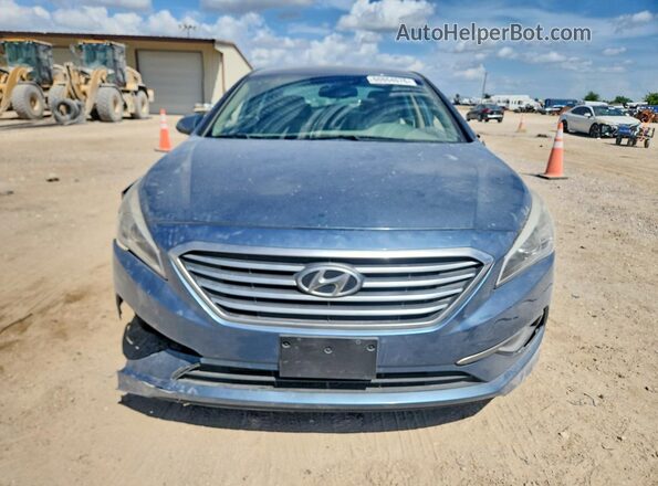 5NPE24AF6GH313738 2016 HYUNDAI SONATA Blue Vista frontal