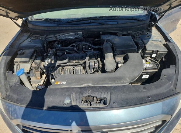 5NPE24AF6GH313738 2016 HYUNDAI SONATA Blue Vista interior trasera