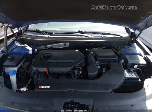 5NPE24AF6GH321340 2016 HYUNDAI SONATA Синий Вид сзади