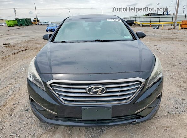 5NPE24AF6GH379769 2016 HYUNDAI SONATA Black Դիմացի տեսք