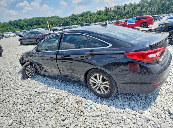 5NPE24AF6GH390562 2016 HYUNDAI SONATA Черный Задняя левая четверть