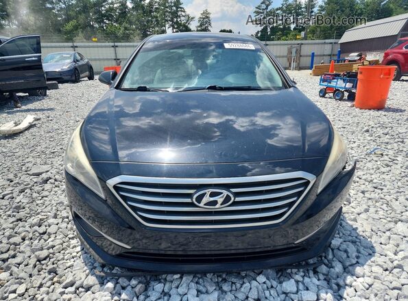 5NPE24AF6GH390562 2016 HYUNDAI SONATA Черный Вид спереди