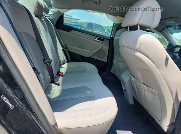 5NPE24AF6GH390562 2016 HYUNDAI SONATA Черный Вид задних сидений