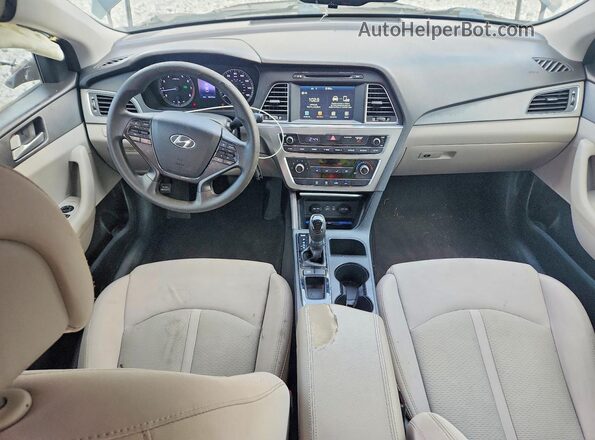 5NPE24AF6GH390562 2016 HYUNDAI SONATA Черный Вид панели приборов