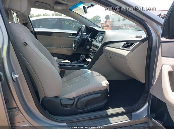 5NPE24AF6GH403200 2016 HYUNDAI SONATA Silver Vista interior delantera