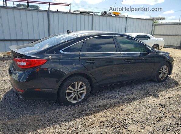 5NPE24AF6GH408803 2016 HYUNDAI SONATA Black Trasero derecho