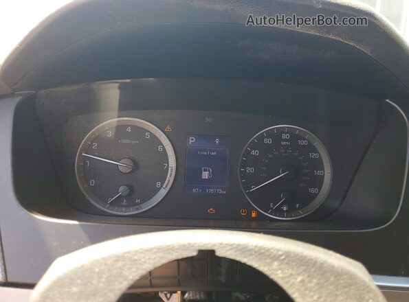 5NPE24AF6GH408803 2016 HYUNDAI SONATA Black Vista del cuadro de instrumentos
