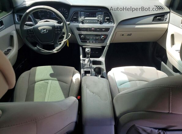 5NPE24AF6GH408803 2016 HYUNDAI SONATA Black Vista del salpicadero