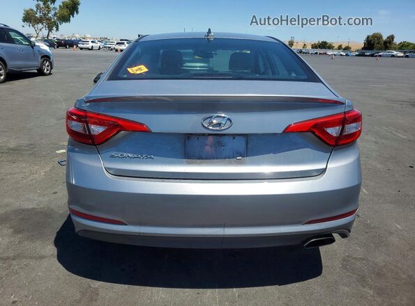 5NPE24AF6HH473541 2017 HYUNDAI SONATA Gray უკანა ხედი