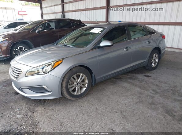 5NPE24AF6HH509650 2017 HYUNDAI SONATA Gray Vista tres cuartos delantera izquierda