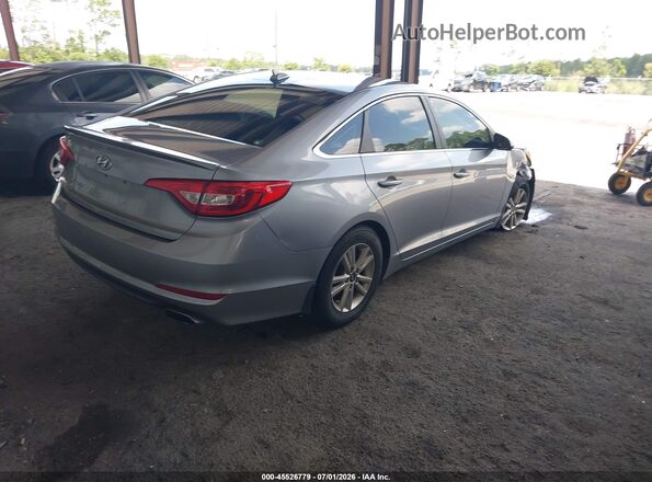 5NPE24AF6HH509650 2017 HYUNDAI SONATA Gray Trasero derecho