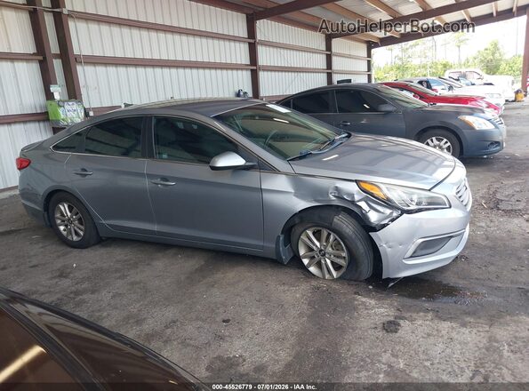 5NPE24AF6HH509650 2017 HYUNDAI SONATA Gray Vista del cuadro de instrumentos