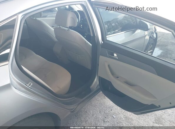 5NPE24AF6HH509650 2017 HYUNDAI SONATA Gray Vista de la etiqueta del VIN