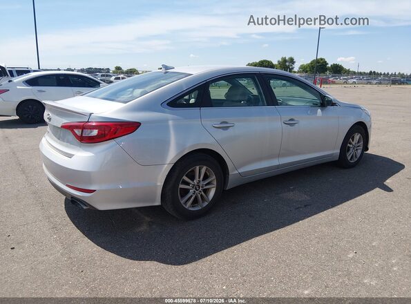 5NPE24AF6HH513102 2017 HYUNDAI SONATA Silver Задня права чверть