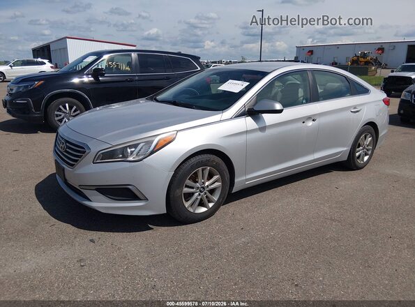 5NPE24AF6HH513102 2017 HYUNDAI SONATA Silver Передня ліва чверть
