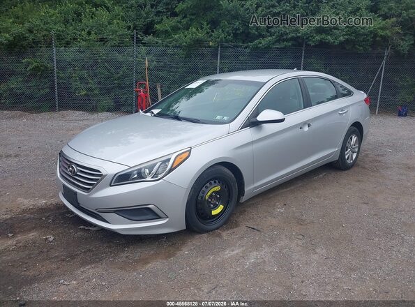 5NPE24AF6HH536654 2017 HYUNDAI SONATA Silver Front left
