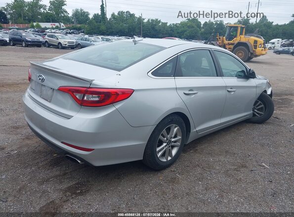 5NPE24AF6HH536654 2017 HYUNDAI SONATA Silver Rear right