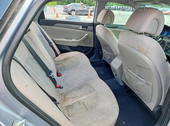 5NPE24AF6HH540767 2017 HYUNDAI SONATA Gray Rear seats view