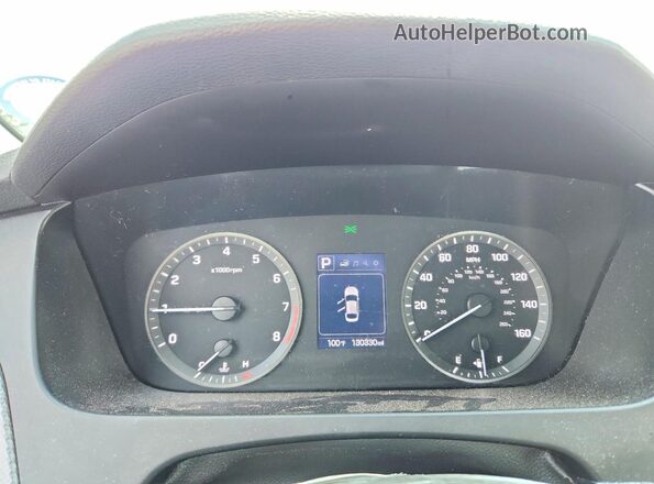 5NPE24AF6HH540767 2017 HYUNDAI SONATA Gray Instrument cluster view