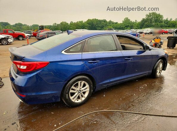 5NPE24AF6HH548593 2017 HYUNDAI SONATA Blue Rear right