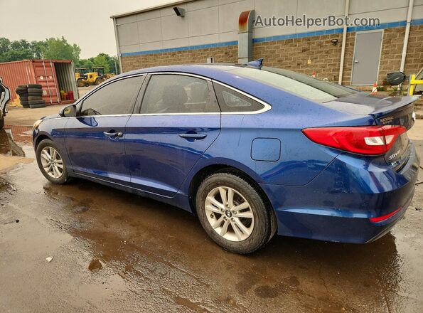 5NPE24AF6HH548593 2017 HYUNDAI SONATA Blue Rear left