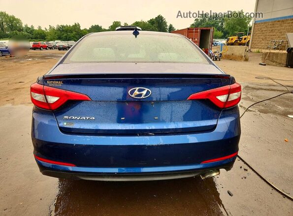 5NPE24AF6HH548593 2017 HYUNDAI SONATA Blue Rear view