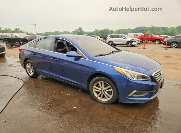5NPE24AF6HH548593 2017 HYUNDAI SONATA Blue Front right