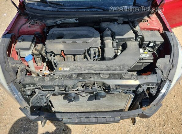 5NPE24AF6HH569539 2017 HYUNDAI SONATA Red Rear interior view