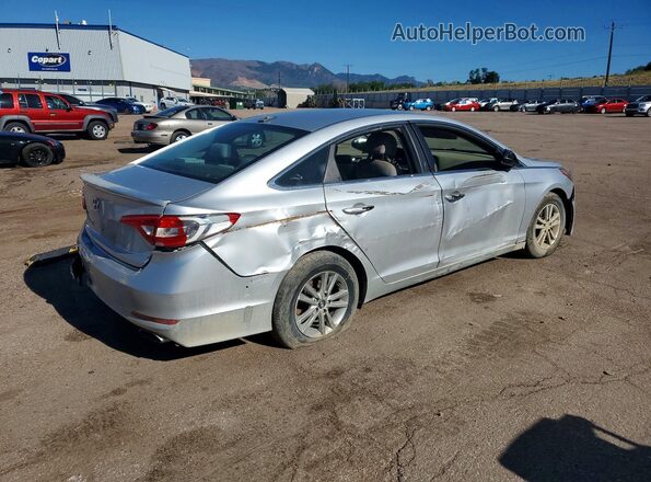 5NPE24AF6HH574076 2017 HYUNDAI SONATA Silver უკანა მარჯვენა