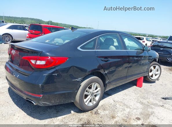 5NPE24AF6HH580296 2017 HYUNDAI SONATA Черный Задняя правая четверть