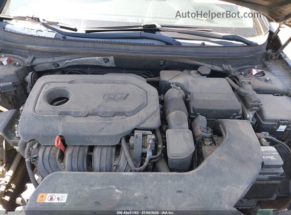 5NPE24AF6HH580296 2017 HYUNDAI SONATA Черный Вид сзади