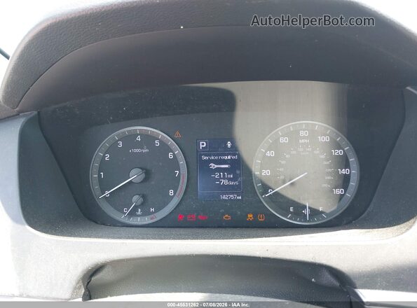 5NPE24AF6HH580296 2017 HYUNDAI SONATA Черный Вид задних сидений