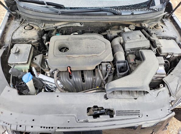 5NPE24AF6JH600892 2018 HYUNDAI SONATA Black Widok wnętrza z tyłu