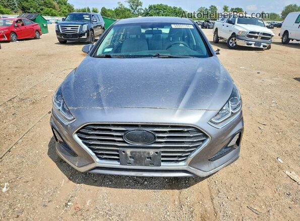 5NPE24AF6JH612623 2018 HYUNDAI SONATA Gray წინა ხედი