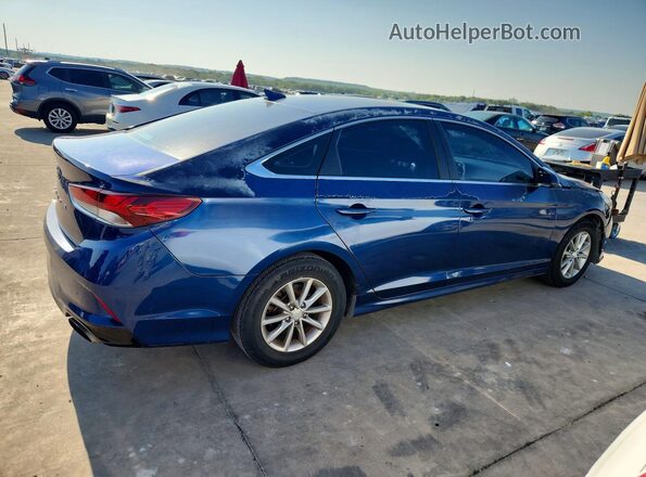 5NPE24AF6JH620382 2018 HYUNDAI SONATA Blue Przód prawy
