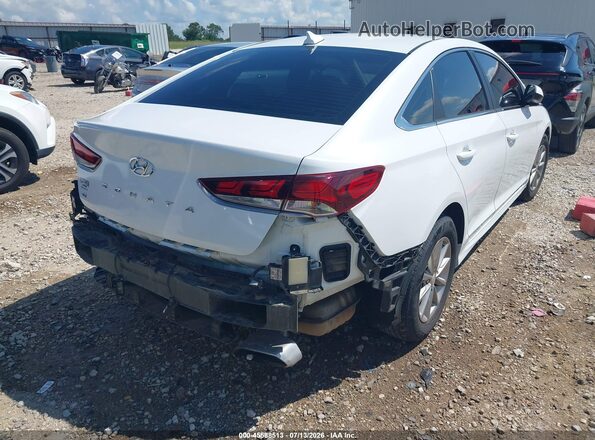 5NPE24AF6JH627882 2018 HYUNDAI SONATA Белый Задняя правая четверть