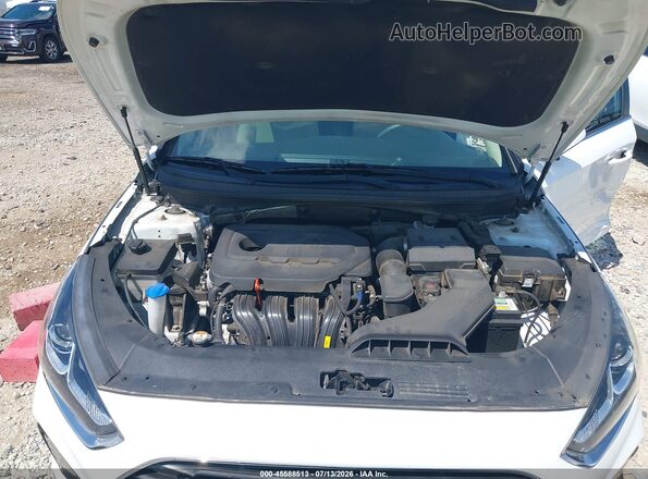 5NPE24AF6JH627882 2018 HYUNDAI SONATA Белый Вид сзади