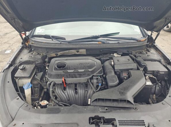 5NPE24AF6JH686155 2018 HYUNDAI SONATA Black Սալոնի հետևի տեսք