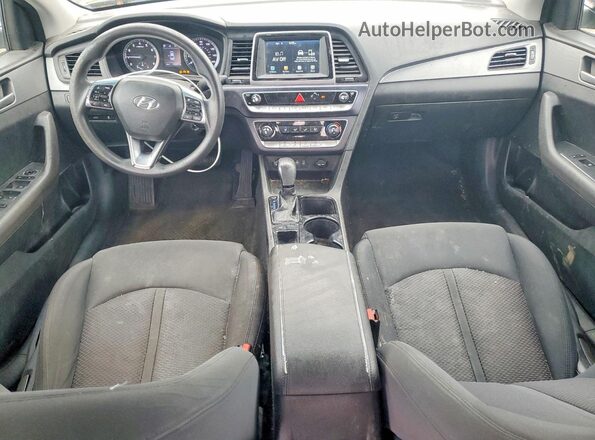 5NPE24AF6JH686155 2018 HYUNDAI SONATA Black Առջևի վահանակի տեսք