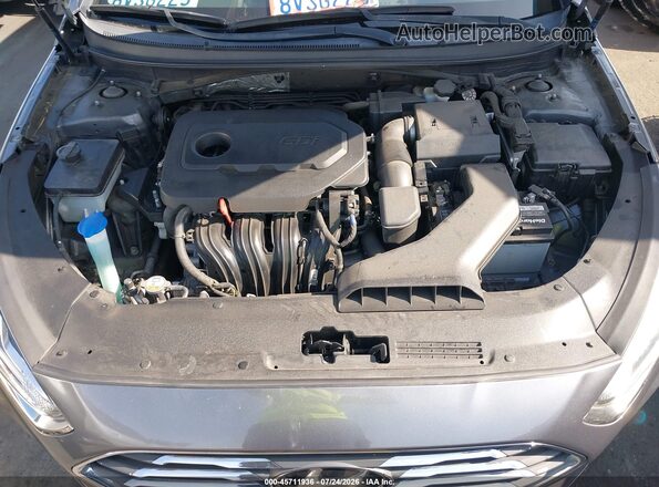 5NPE24AF6JH694529 2018 HYUNDAI SONATA Gray Հետևի տեսք